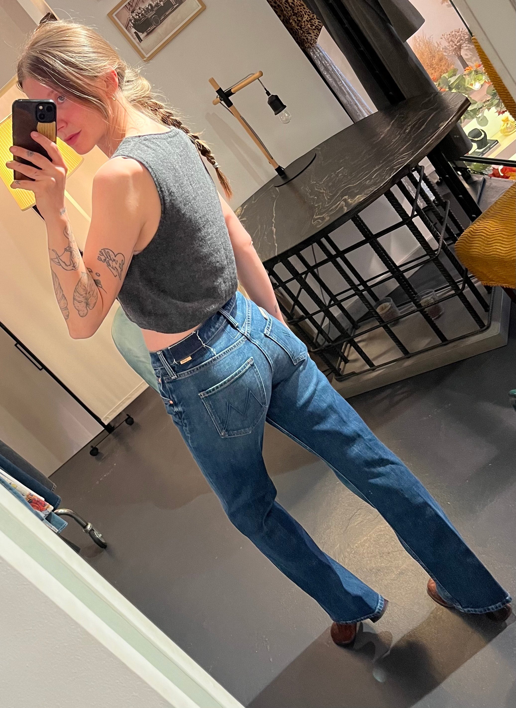 Denim Bootcut blu