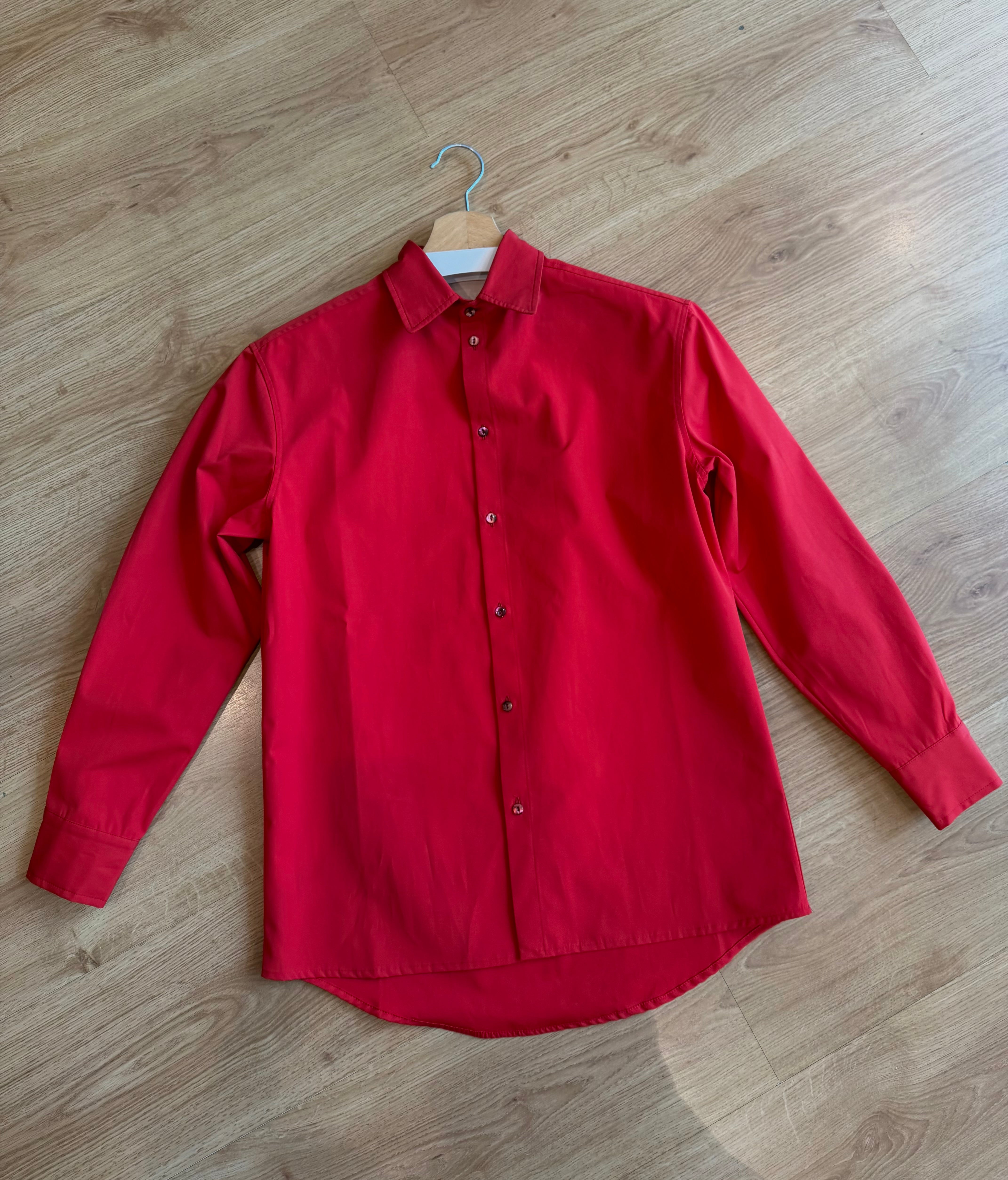 Camicia Cezanne rosso scarlatto