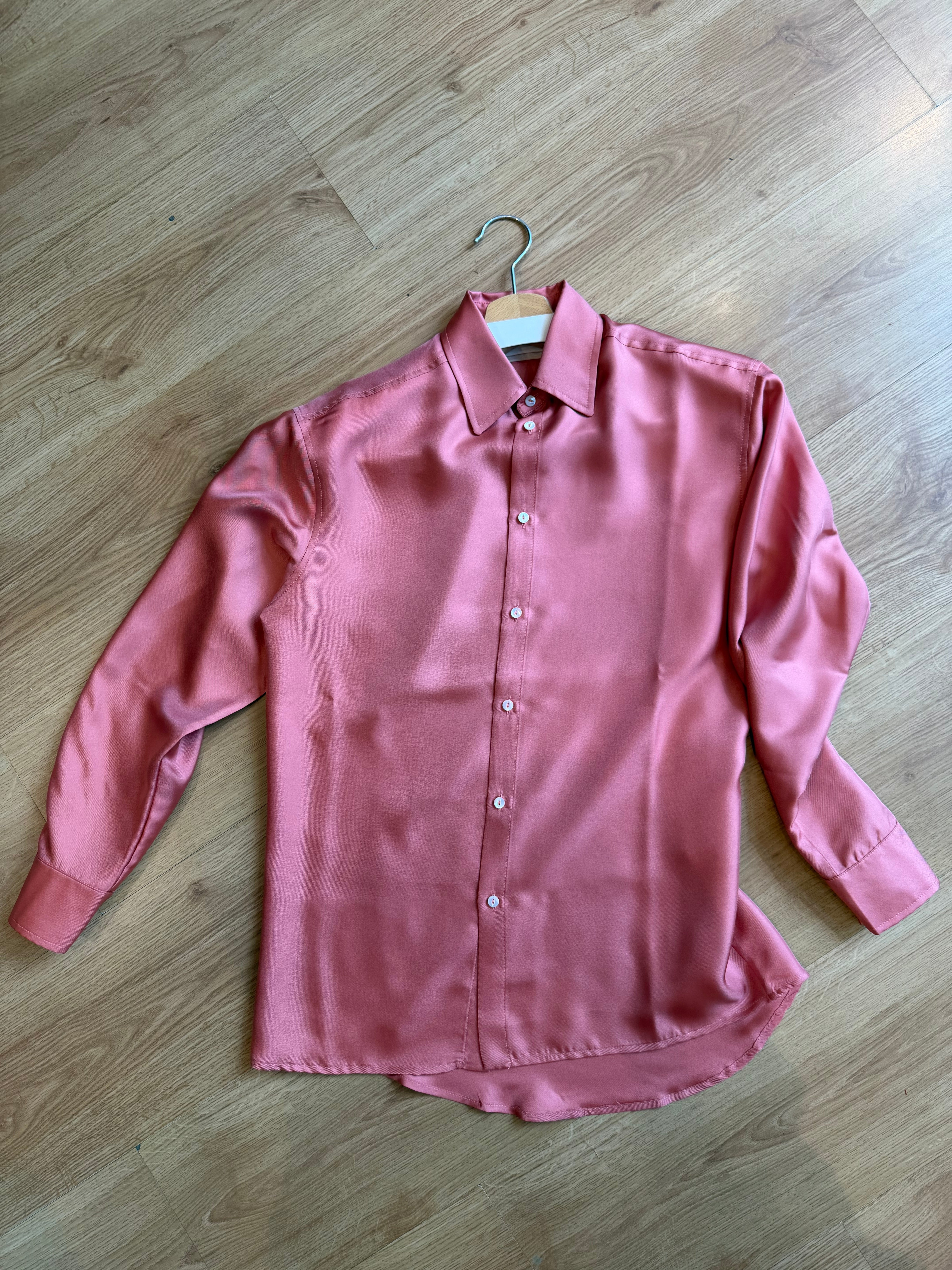 Camicia Cézanne seta blush