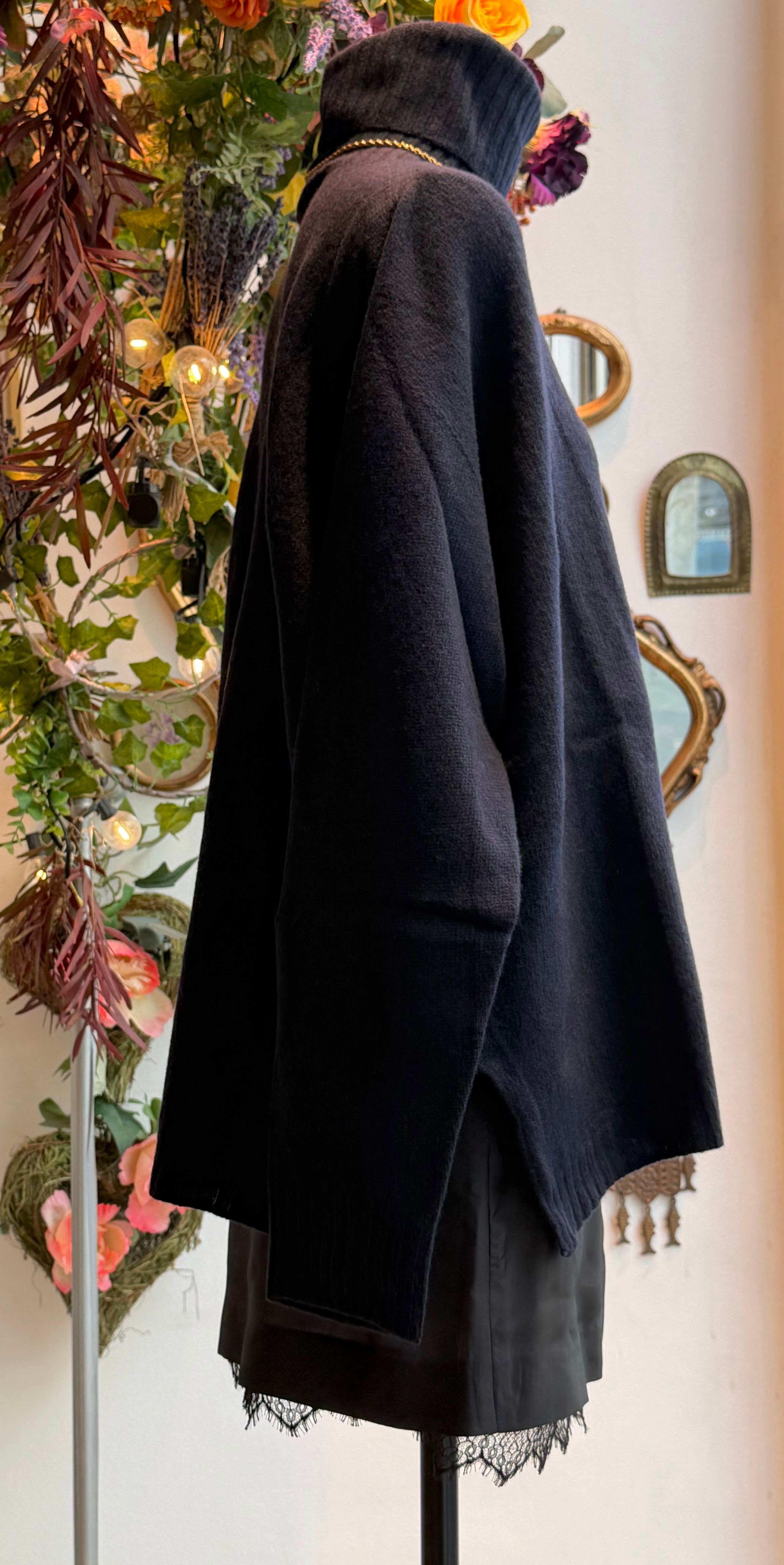 Maglia dolcevita midnight