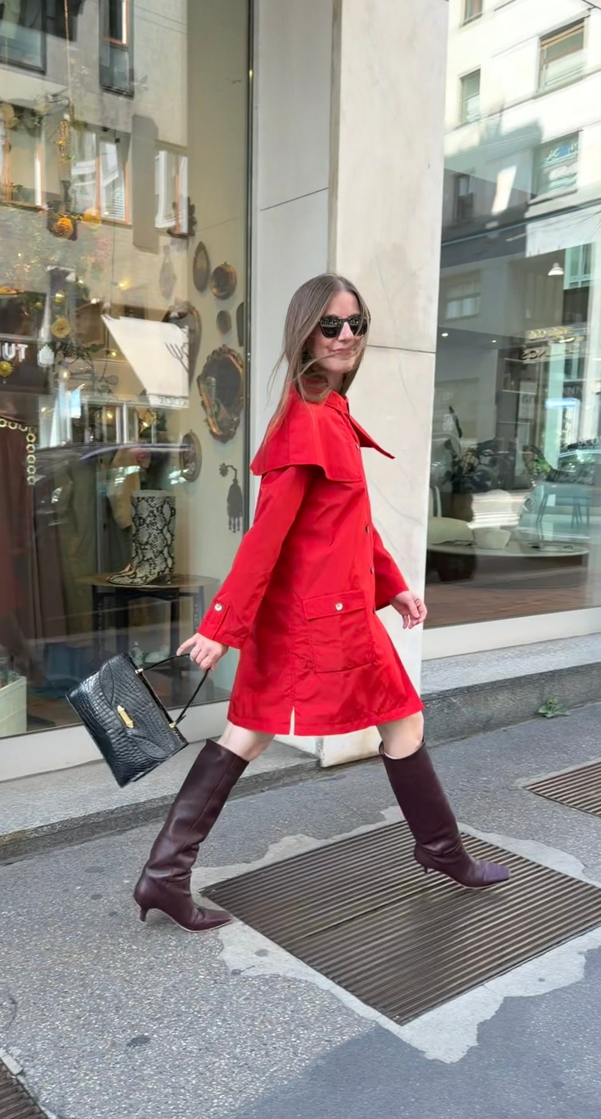 Trench Piaf corto