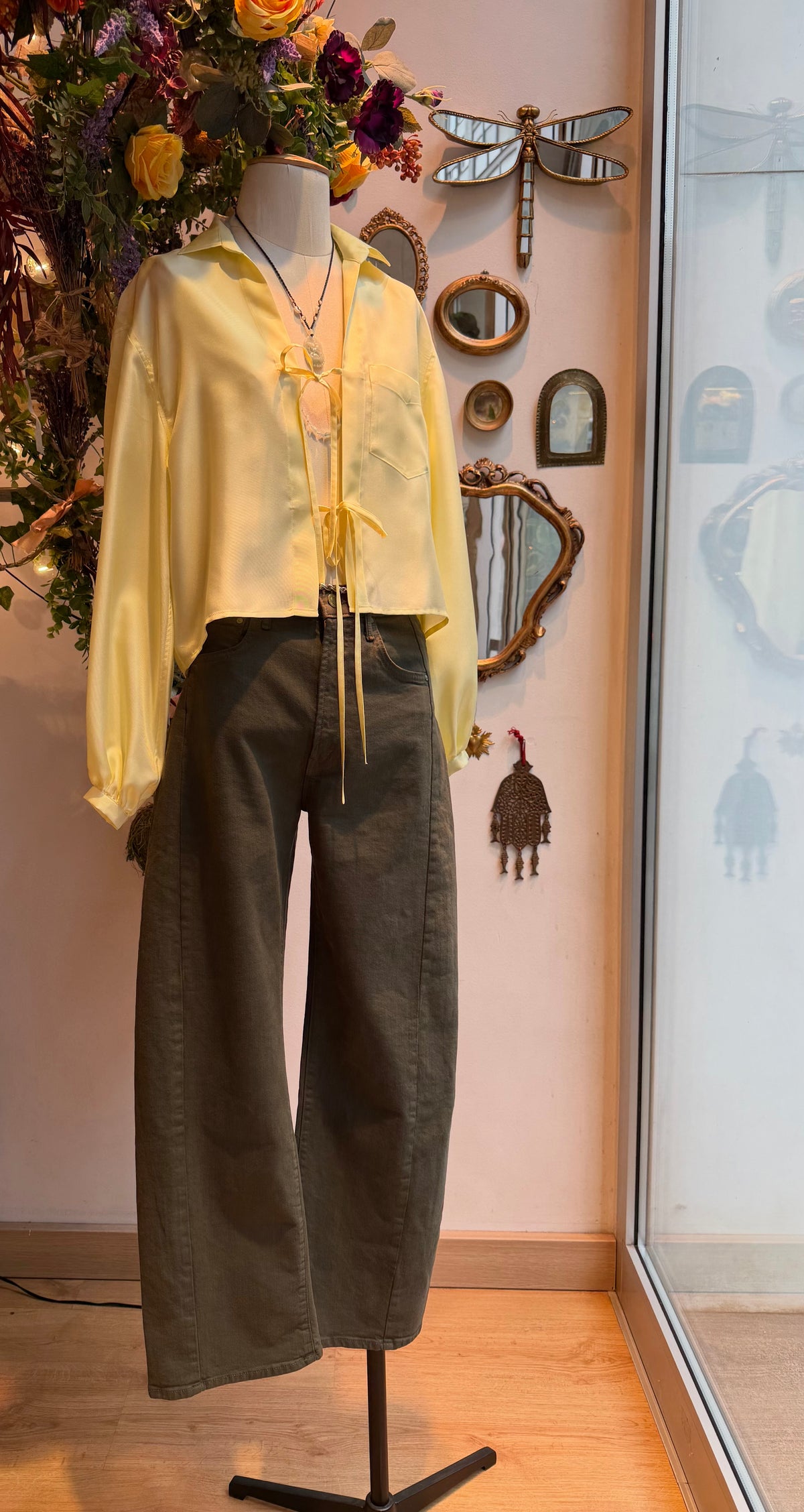 Camicia Manet crema pasticciera