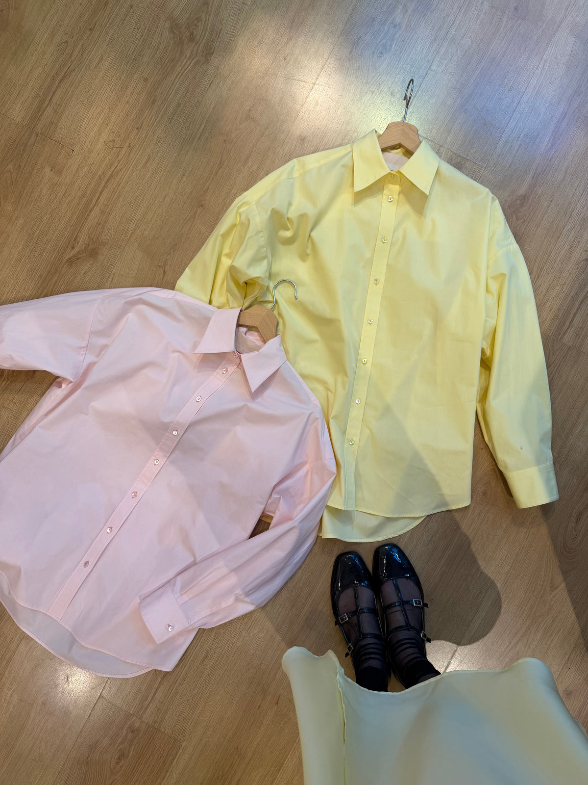 Camicia Orangerie cotton candy
