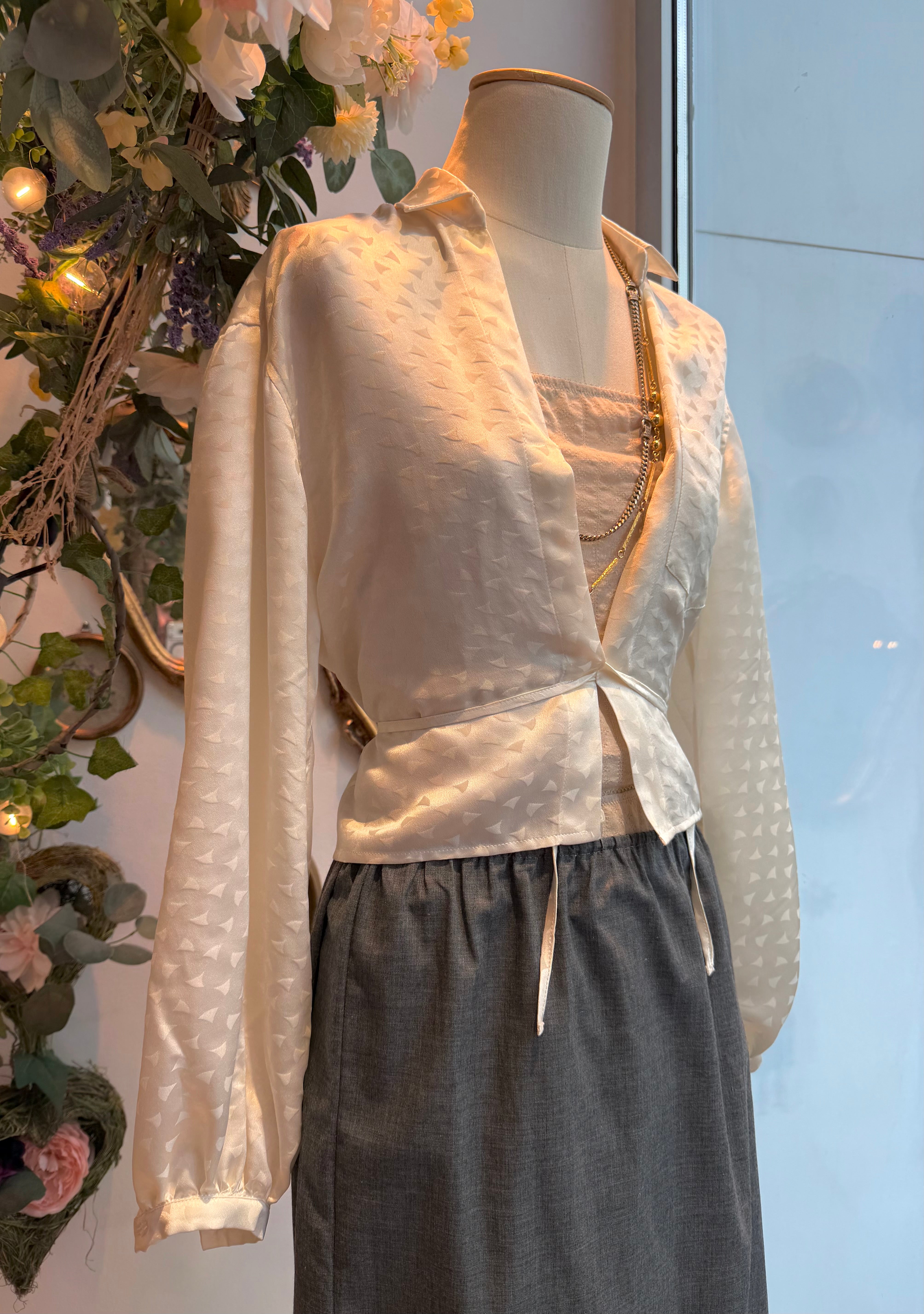 Camicia Manet triangoli bianchi