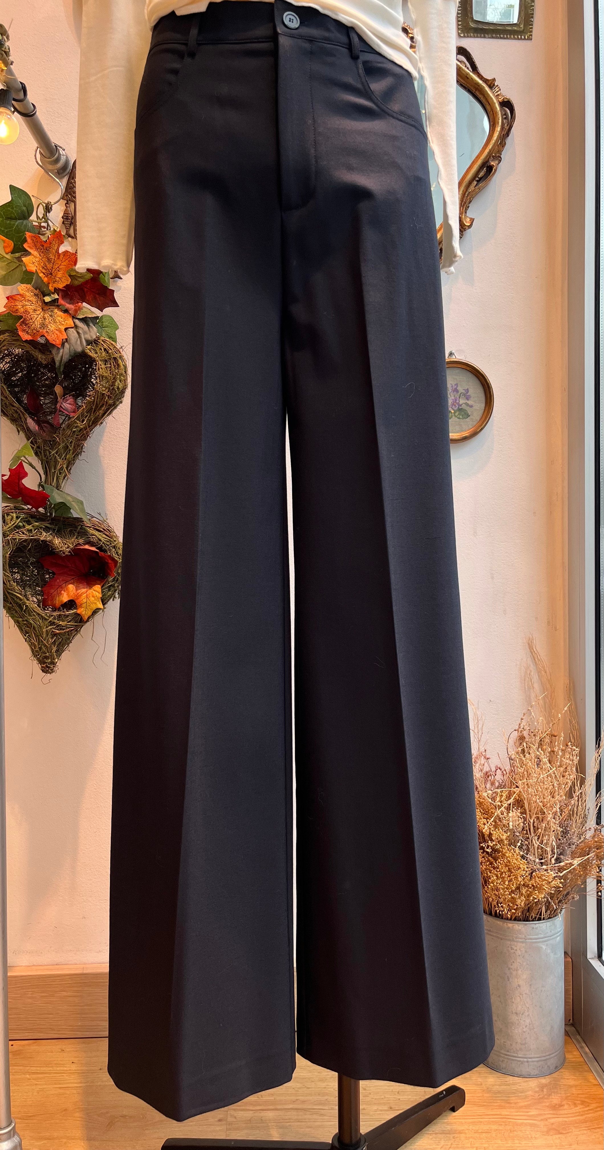 Pantalone ampio blu