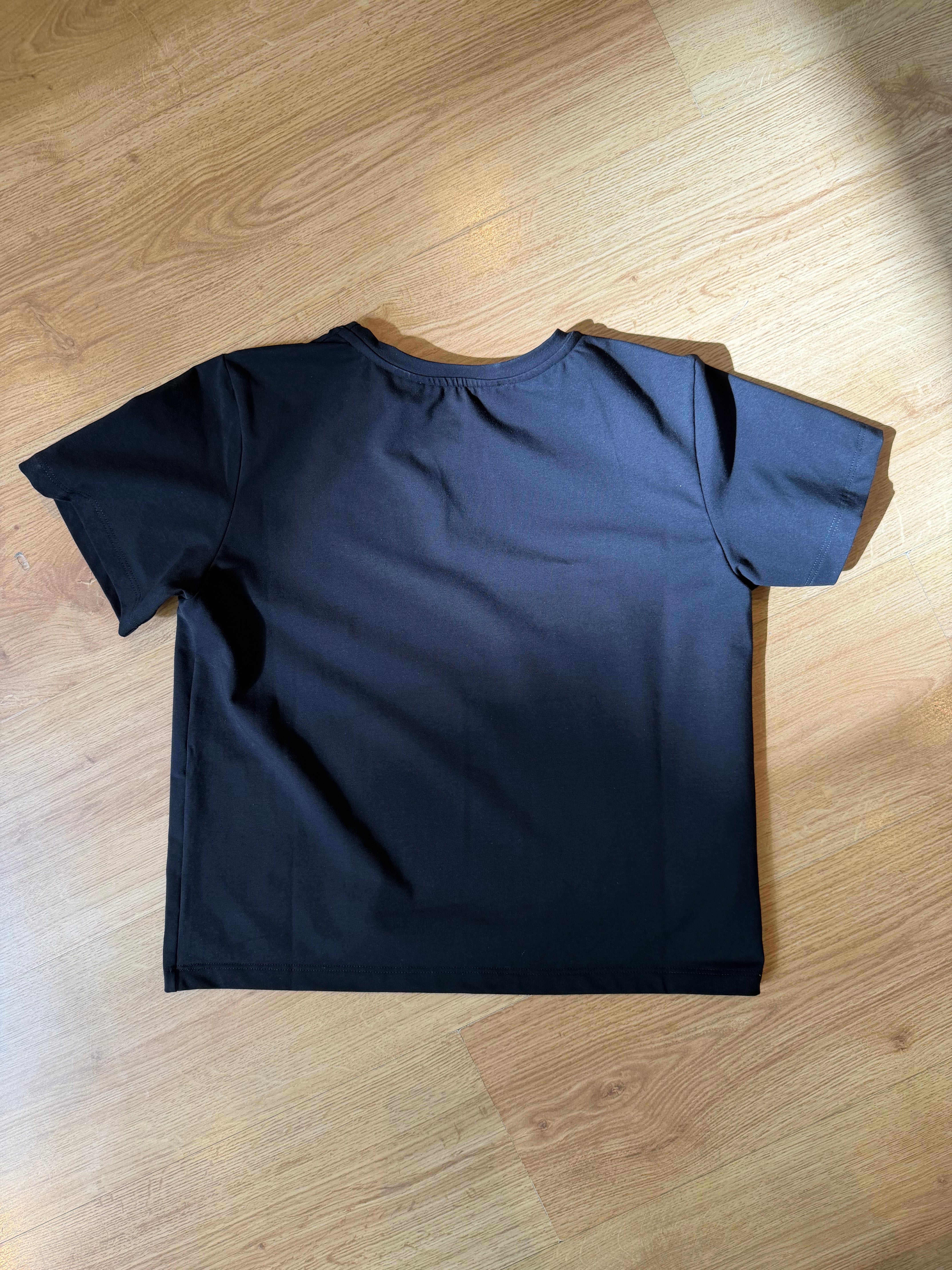 T-shirt Courbet nera