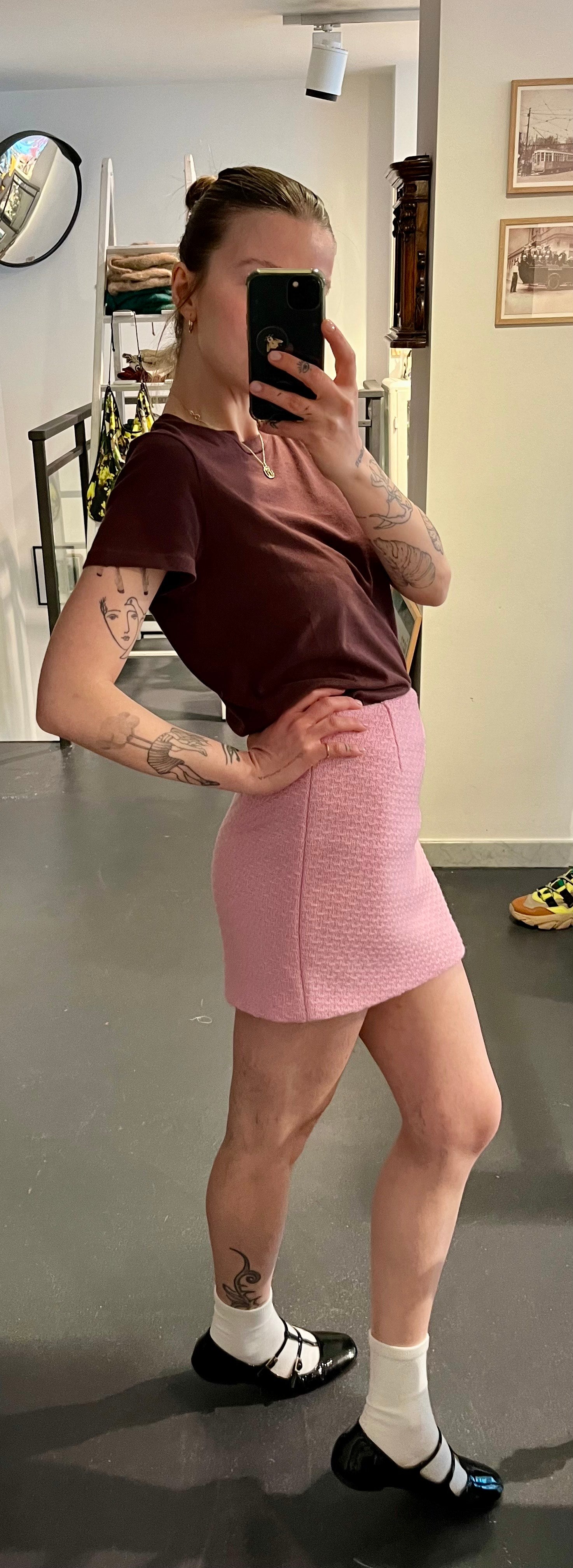 Minigonna Utrillo Fenicottero