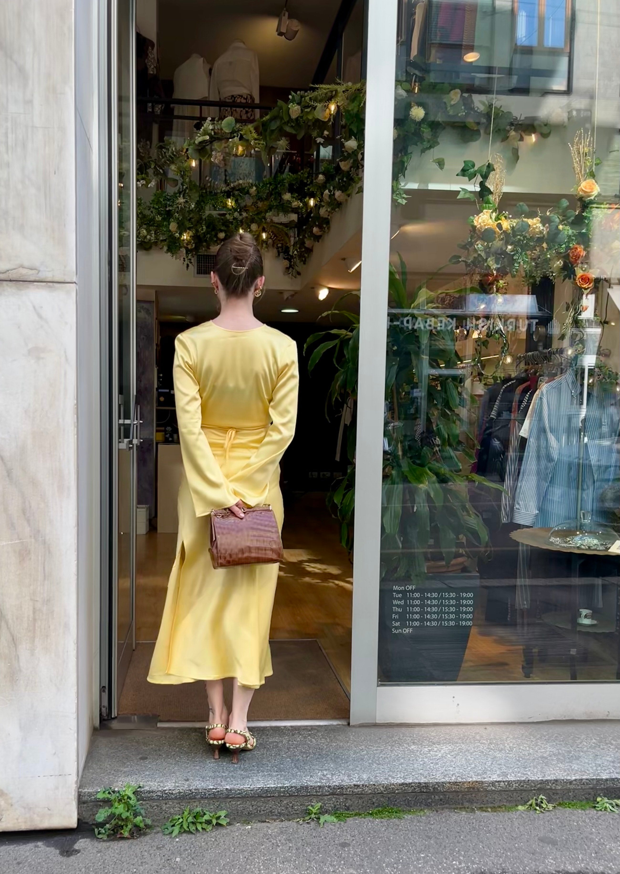 Bonnard Limoncello-Kleid