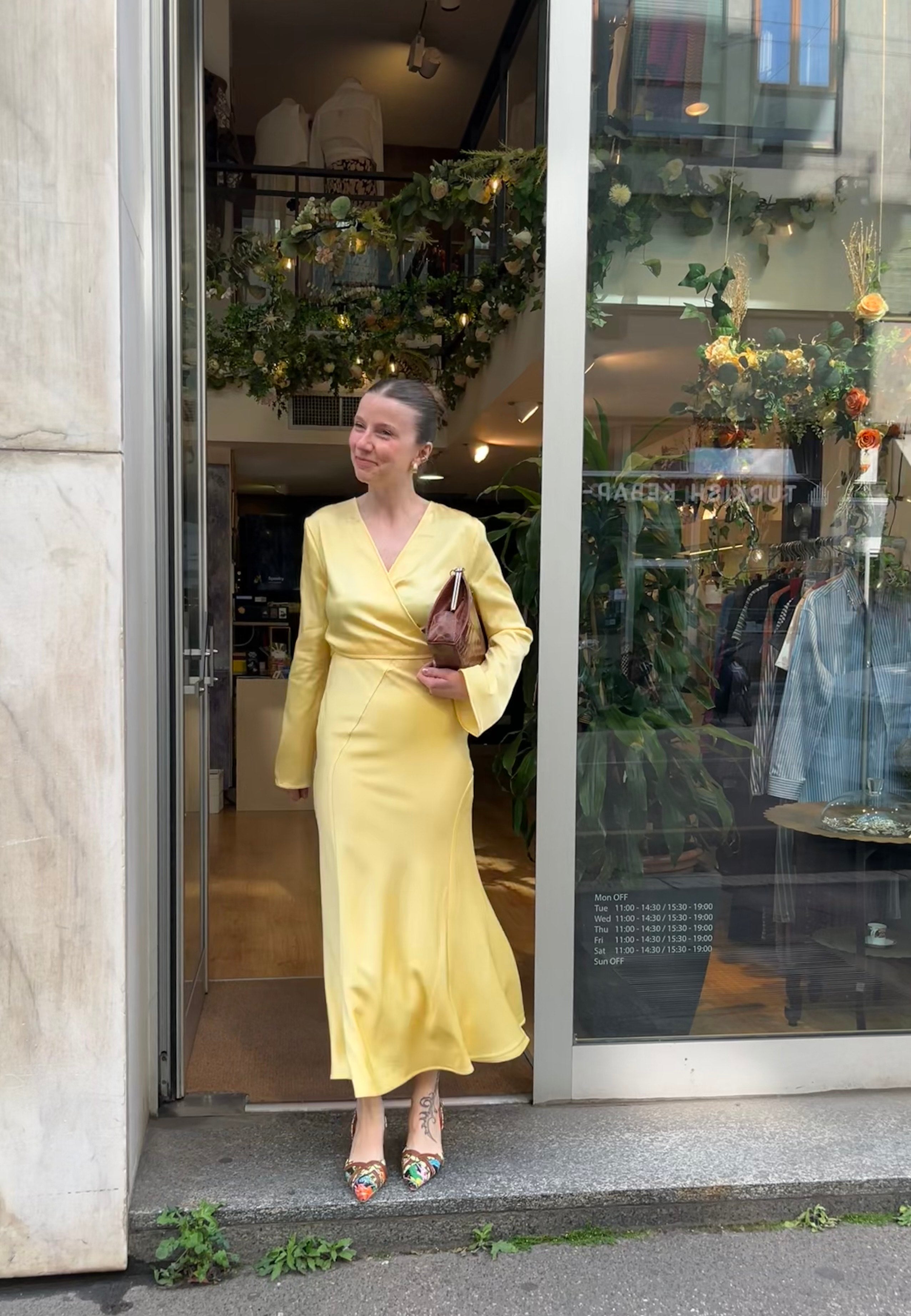 Bonnard Limoncello-Kleid