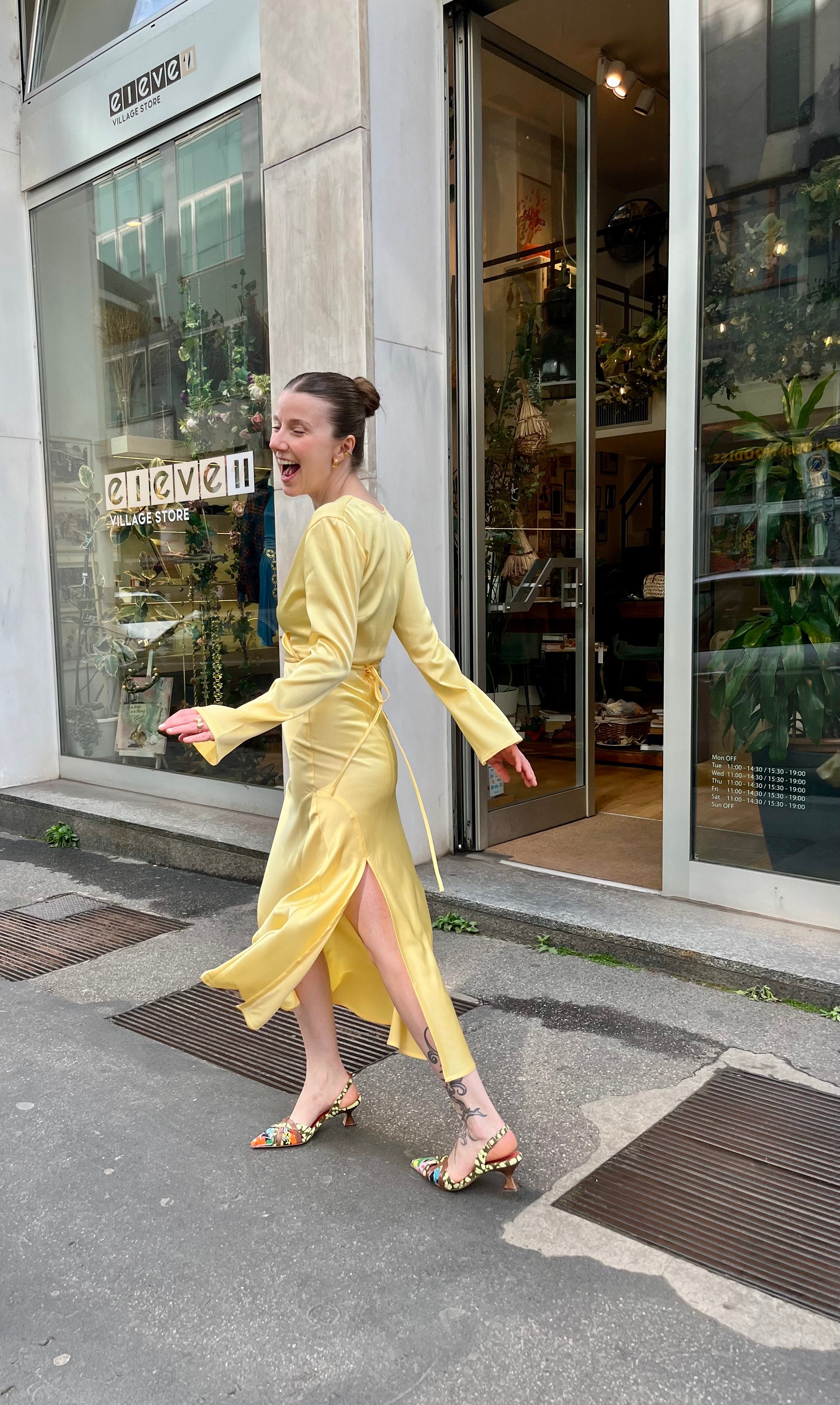 Bonnard Limoncello-Kleid