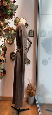 Abito in lana tortora