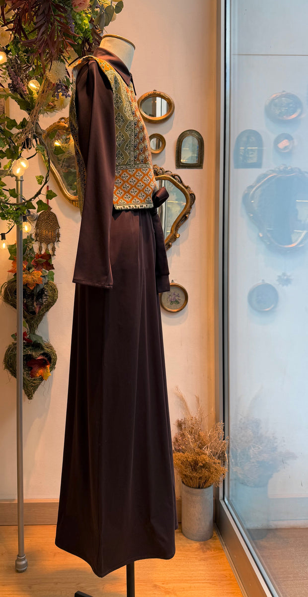 Gilet Bissiére variante foulard