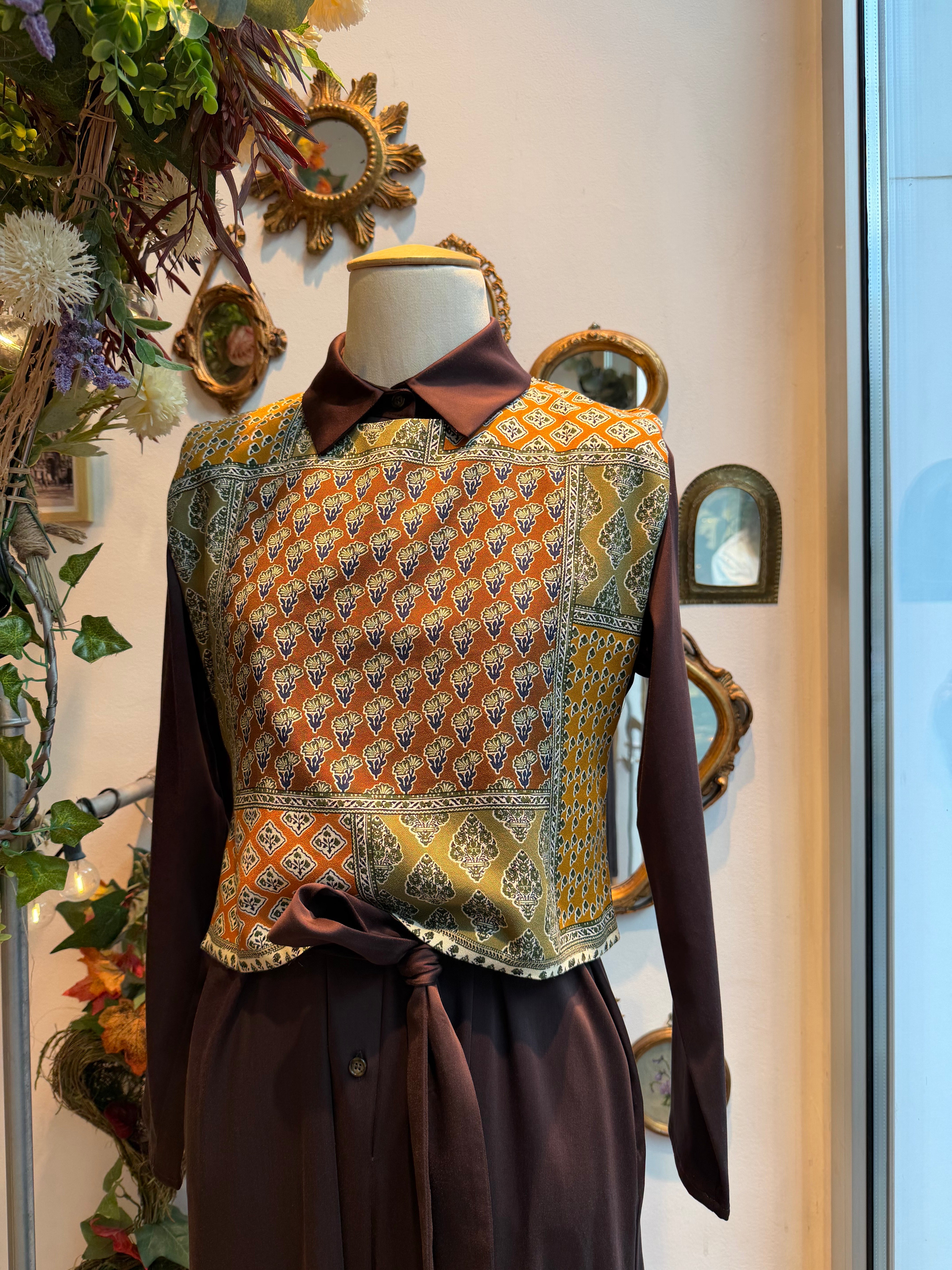 Gilet Bissiére variante foulard
