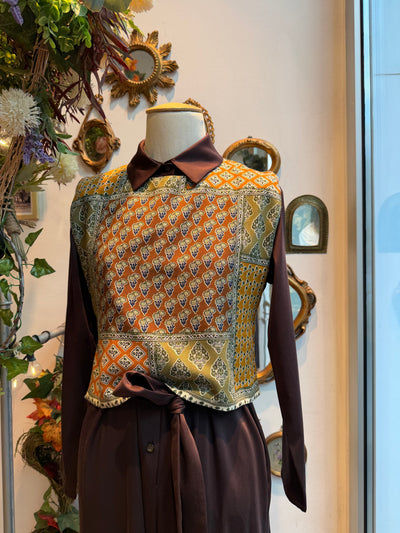 Gilet Bissiére variante foulard