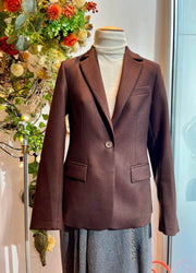 Blazer dark burgundy monopetto