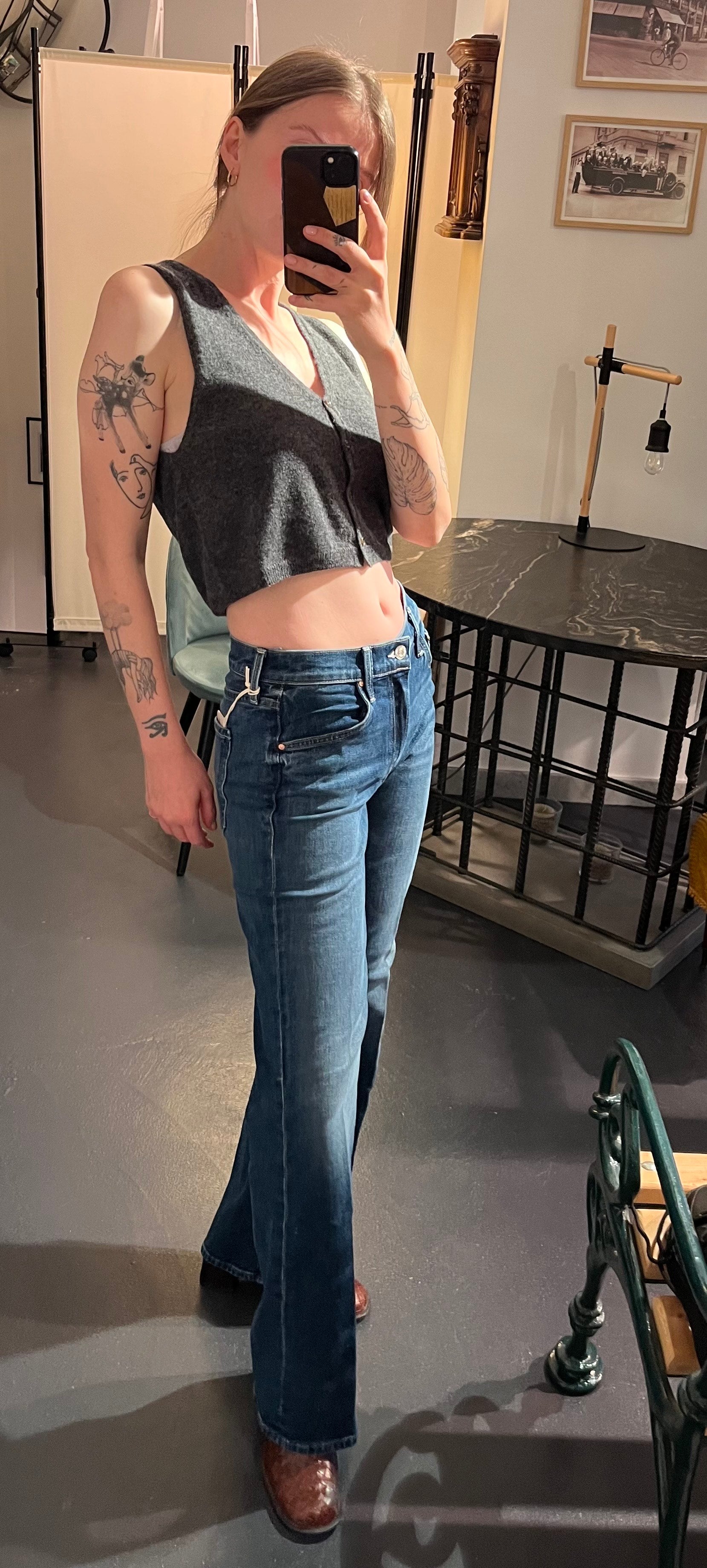 Denim Bootcut blu