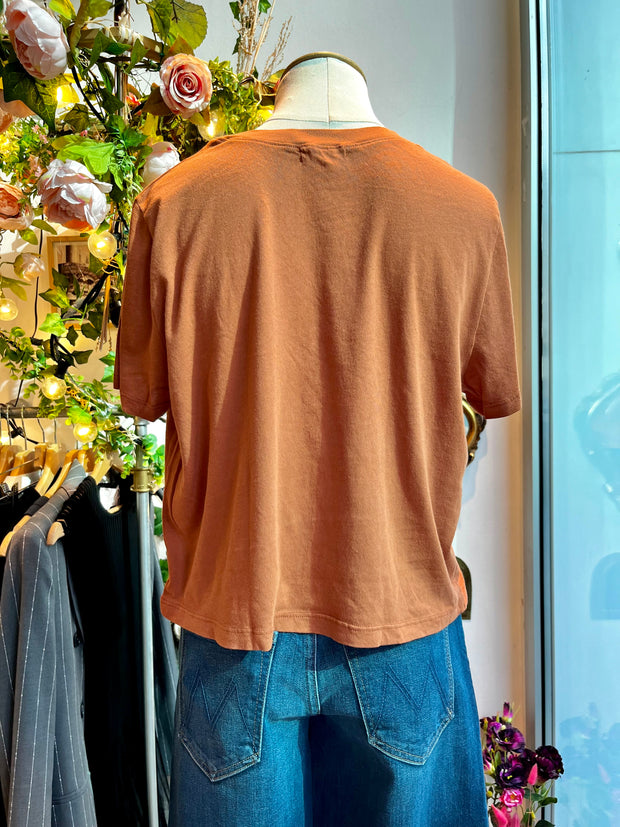 Boxy tee terracotta