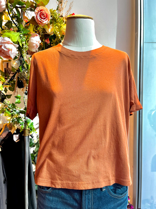 Boxy tee terracotta