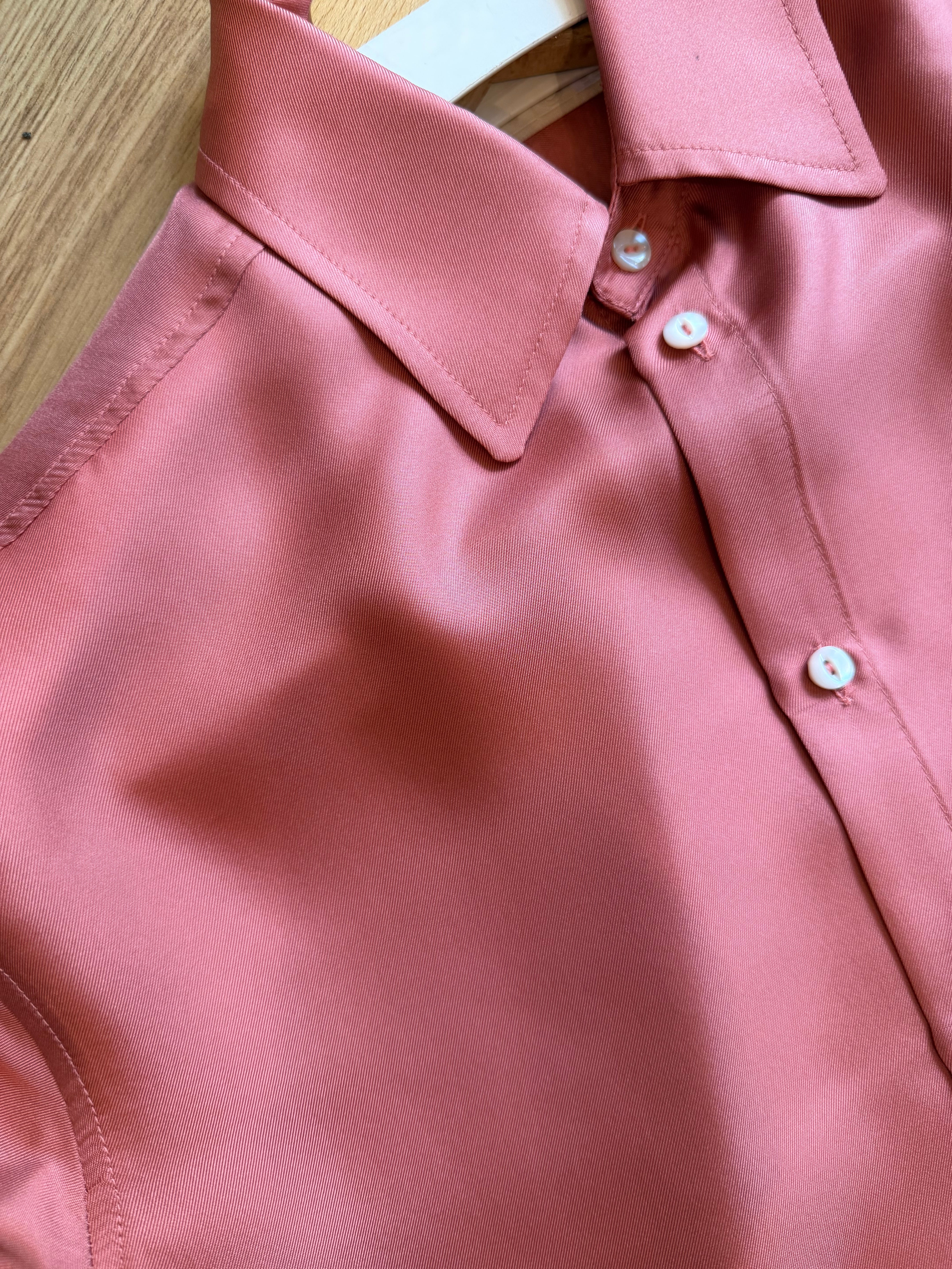 Camicia Cézanne seta blush