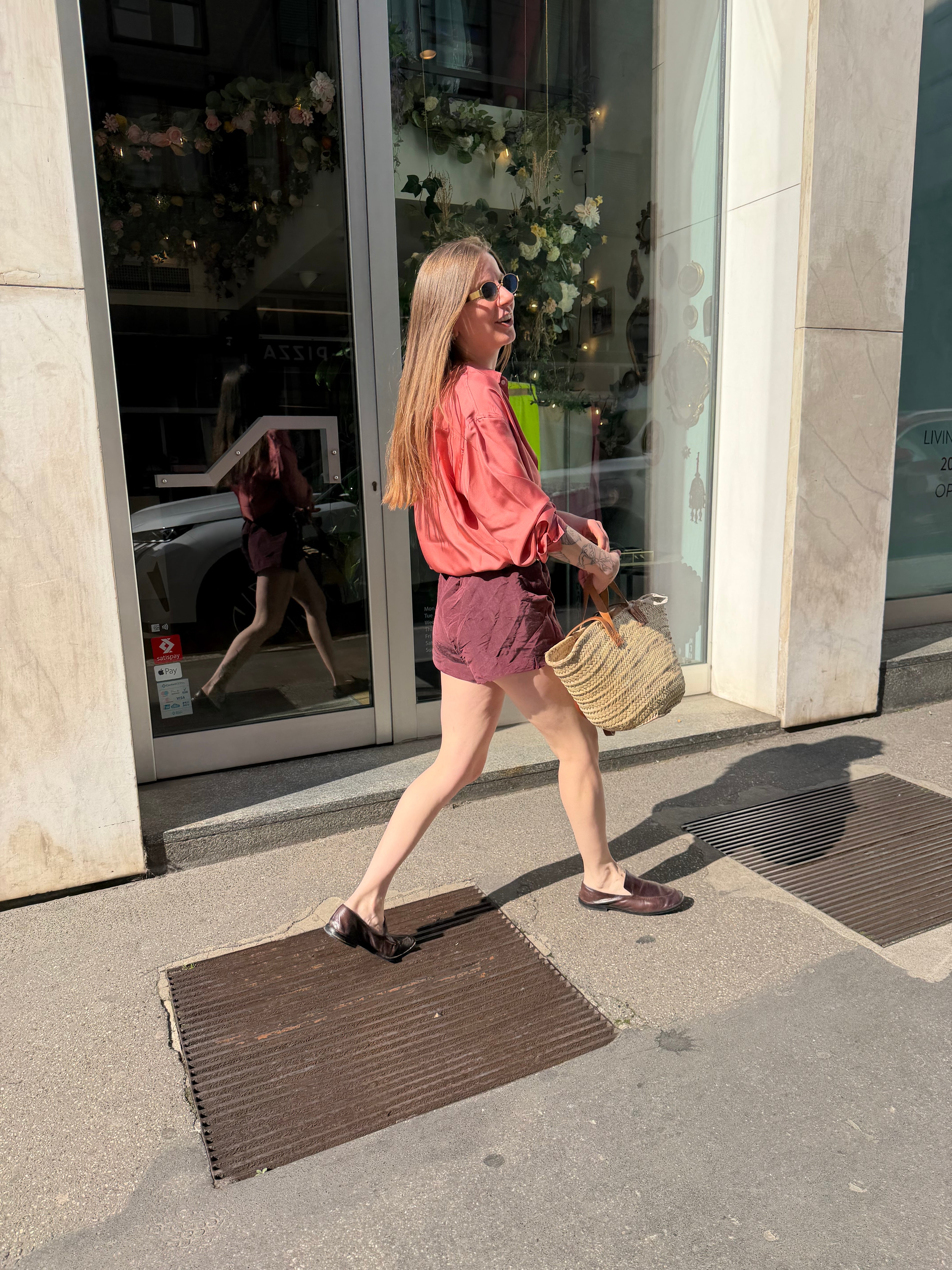 Camicia Cézanne seta blush