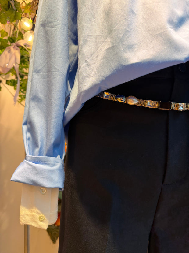 Camicia Fontana variante cobalto