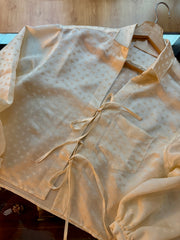 Camicia Manet triangoli bianchi