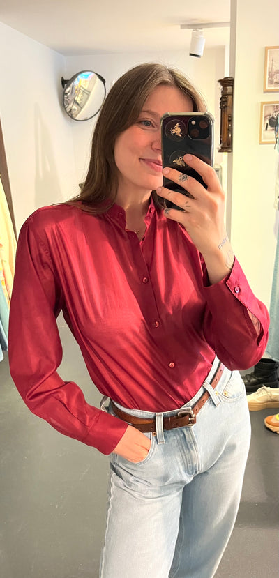 Camicia Pollock cardinale