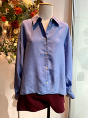 Camicia blu pervinca