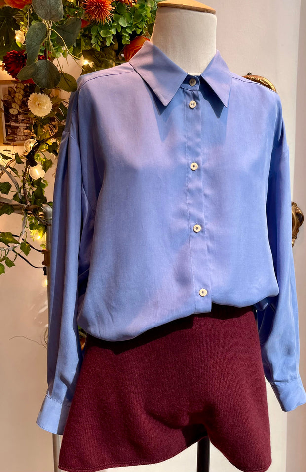 Camicia blu pervinca