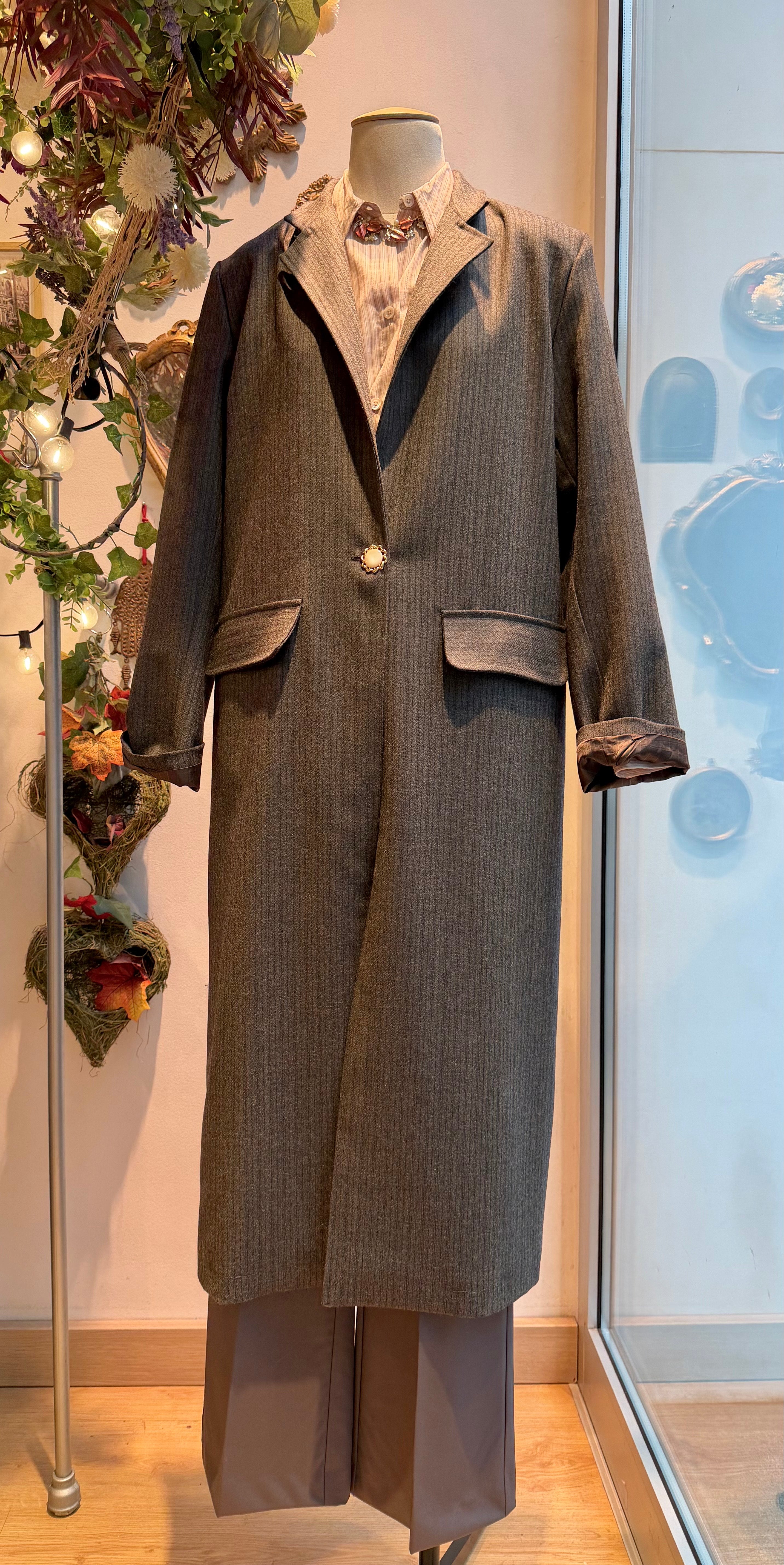 Cappotto Bosh lana antracite