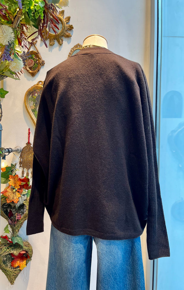 Cardigan caffè