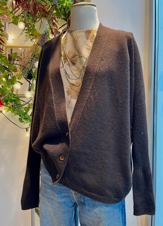 Cardigan caffè