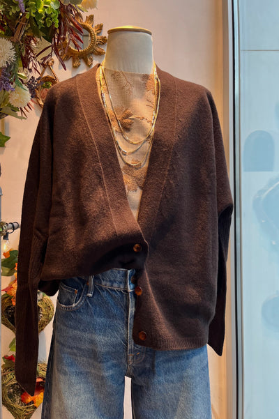 Cardigan caffè