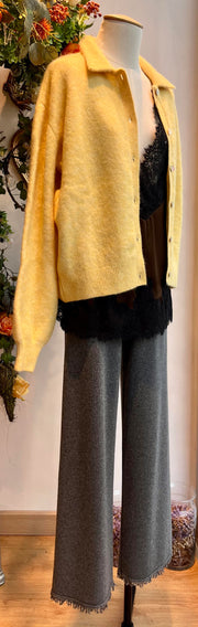 Cardigan giallo