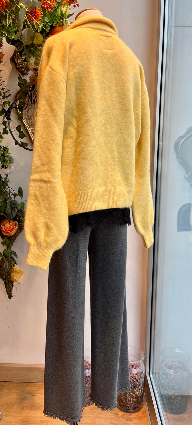 Cardigan giallo