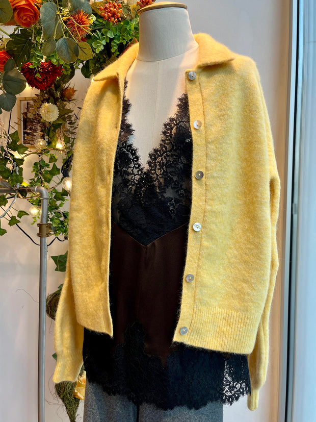 Cardigan giallo