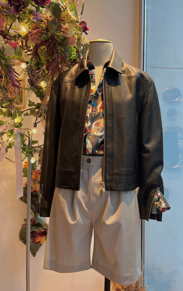 Miro bermuda grigio perla