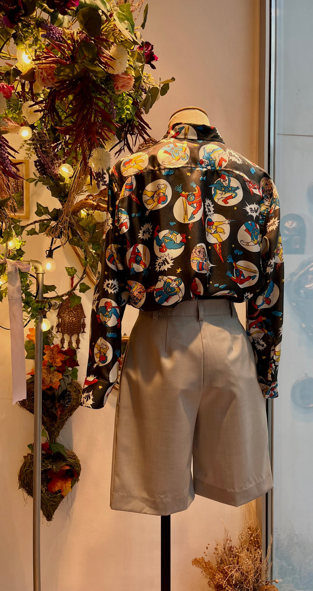 Miro bermuda grigio perla