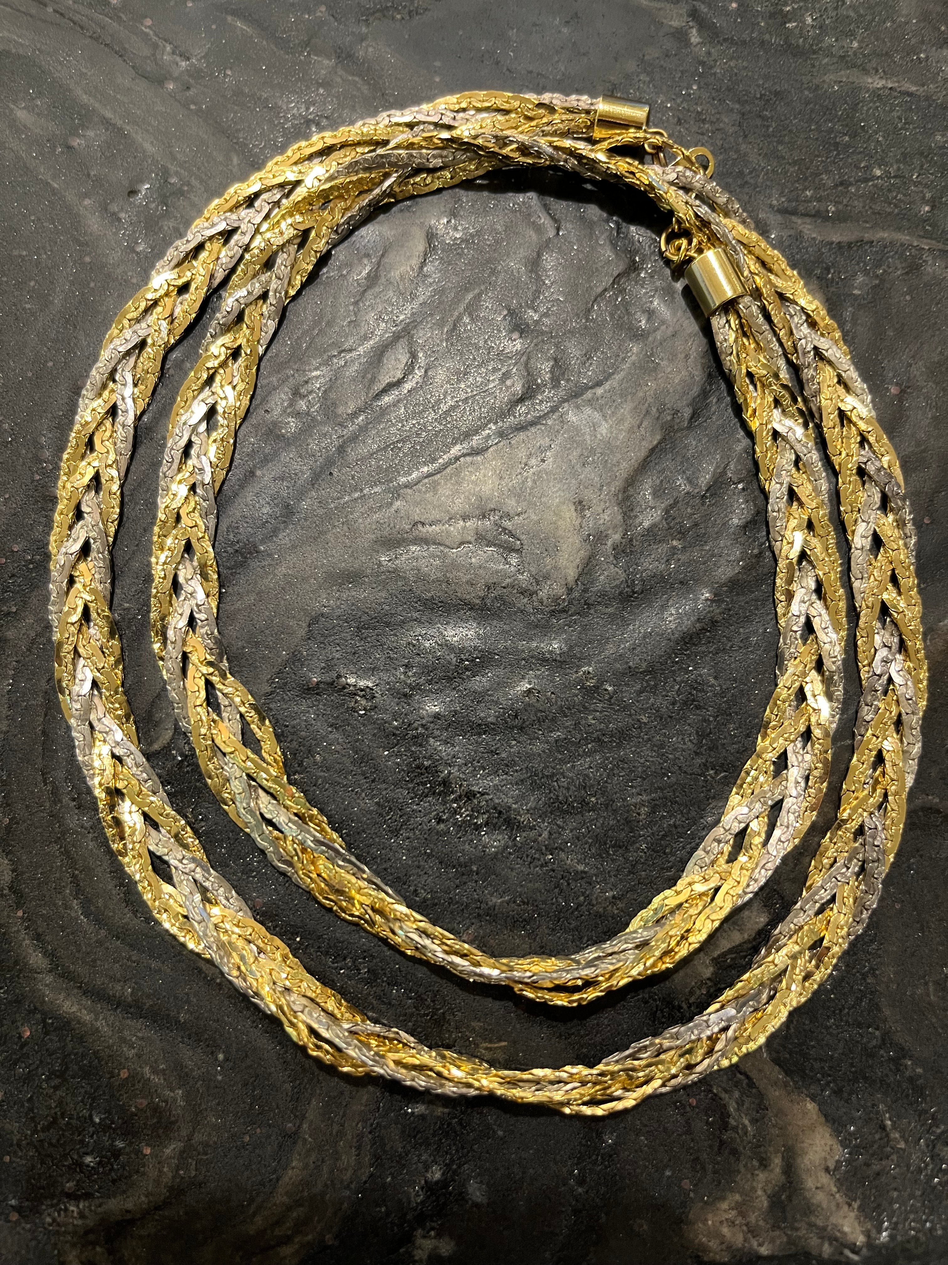 Collana cinque fili