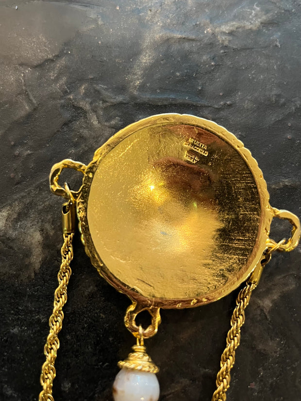 Collana con maxi ciondolo Helietta Caracciolo