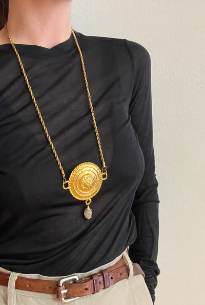 Collana con maxi ciondolo Helietta Caracciolo