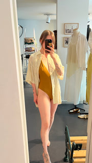 Costume intero cognac