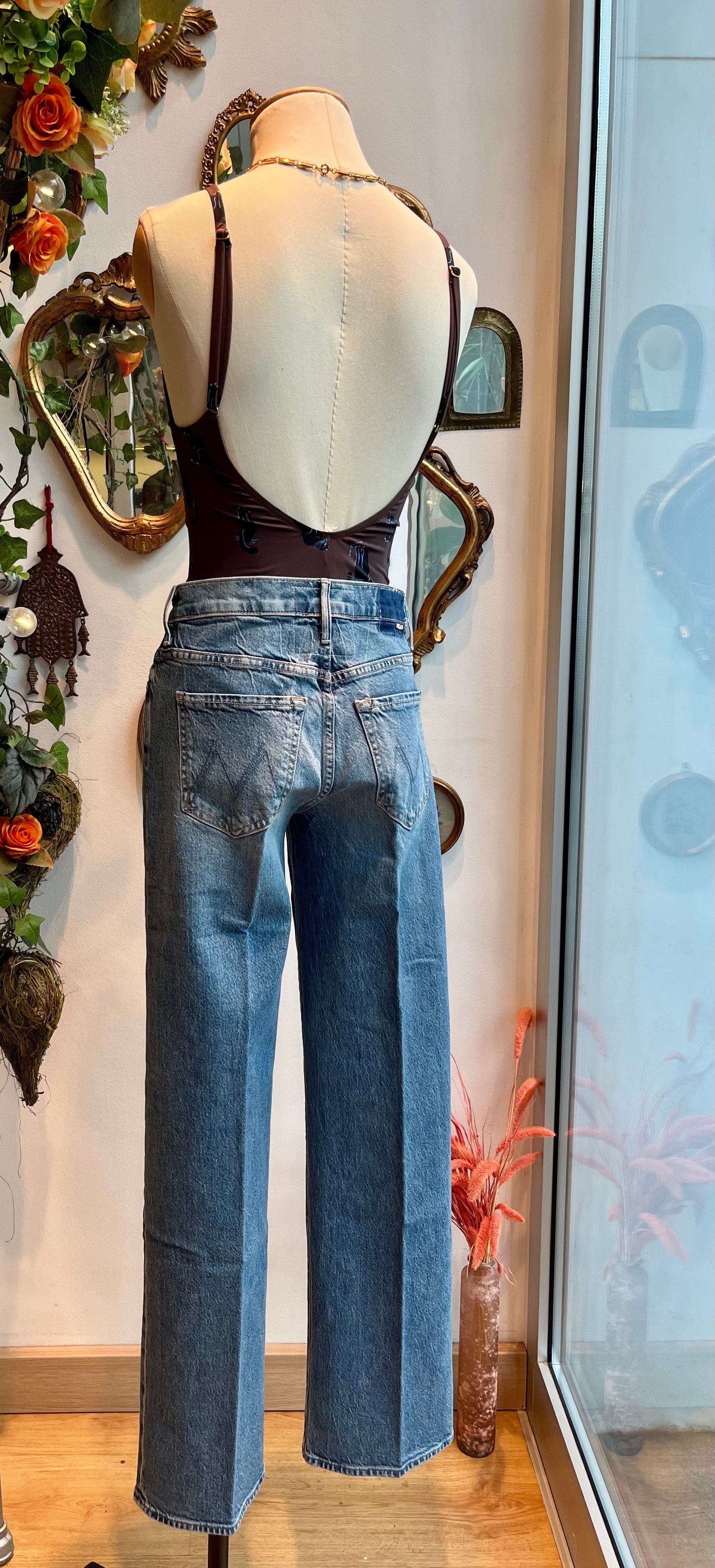 Denim Mid Rise Straight
