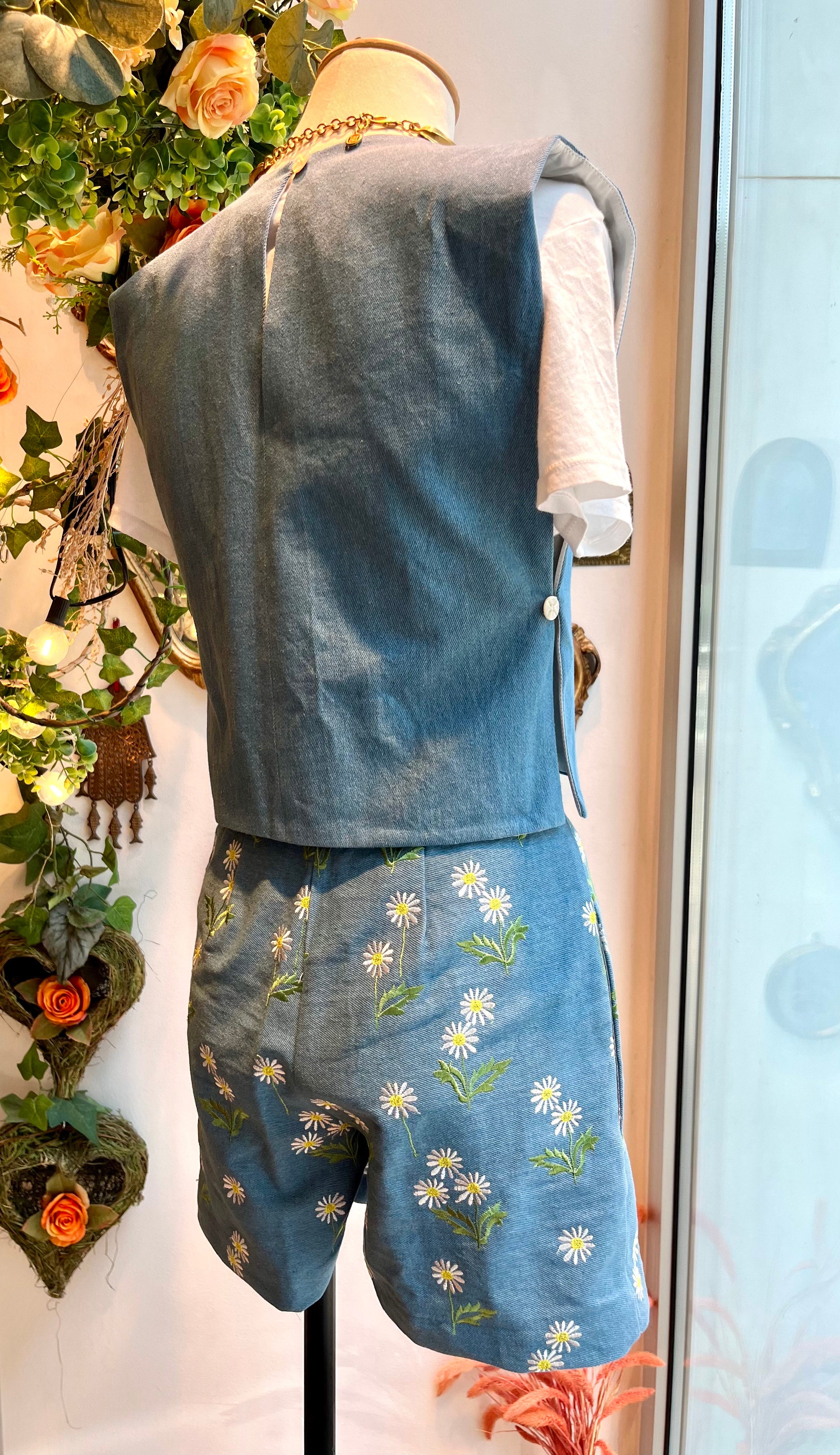 Bissiére Weste Denim-Variante