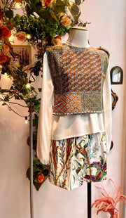 Gilet Bissiére variante foulard