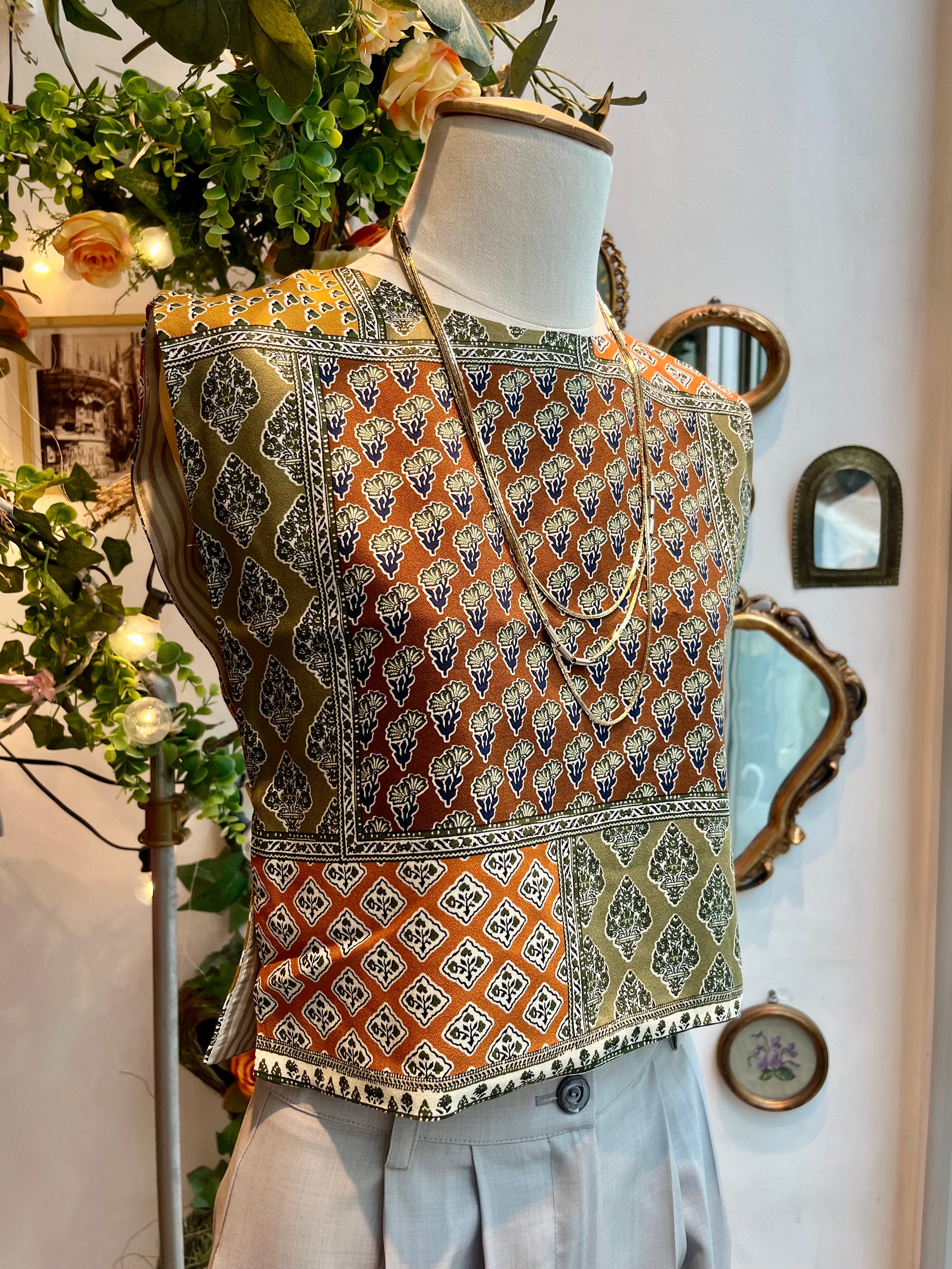 Gilet Bissiére variante foulard