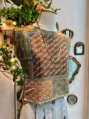Gilet Bissiére variante foulard