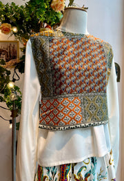 Gilet Bissiére variante foulard