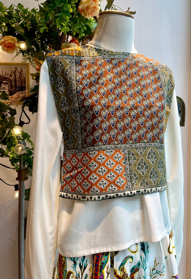 Gilet Bissiére variante foulard