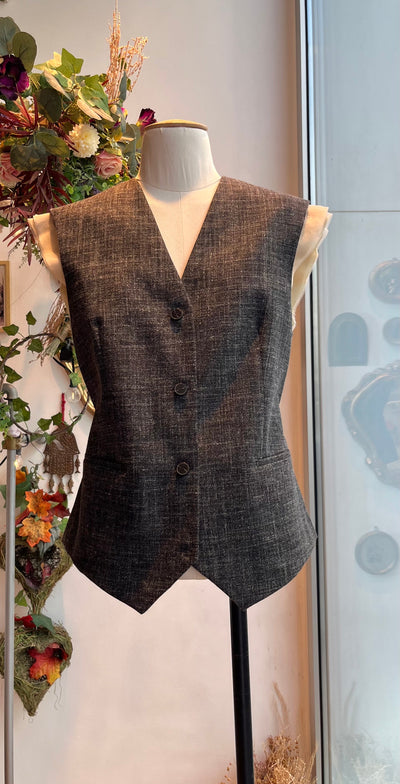 Gilet misto lana